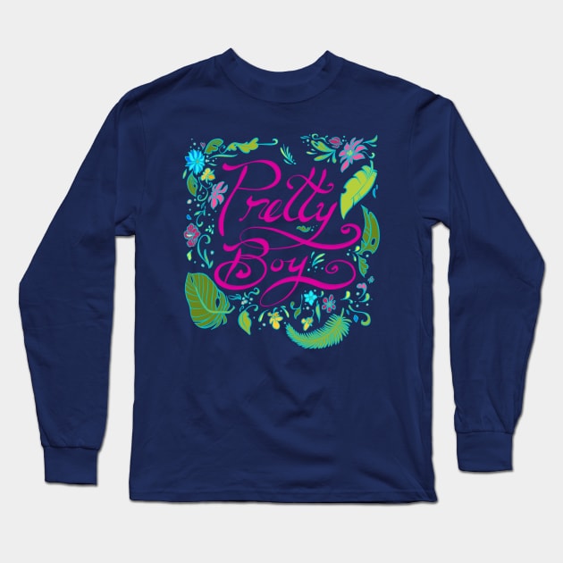 Pretty Boy Long Sleeve T-Shirt by FindChaos